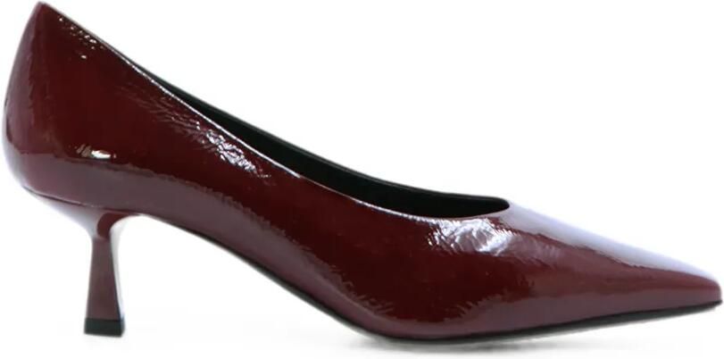 Notabene Emmy Low 50 lakleren pumps met vierkante neus Rood