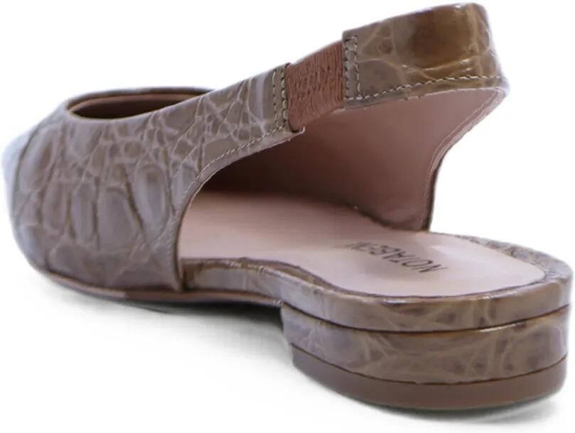 Notabene Gisella slingback pumps Bruin - Foto 4