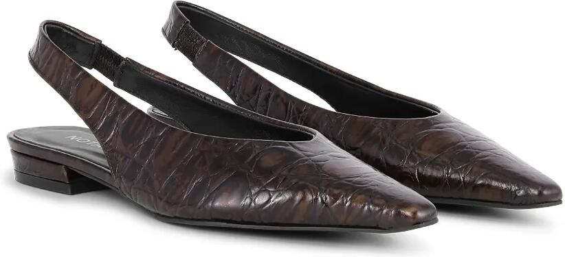 Notabene Gisella slingback pumps Bruin - Foto 4