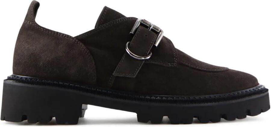 Notabene Loafers met gesp Bruin