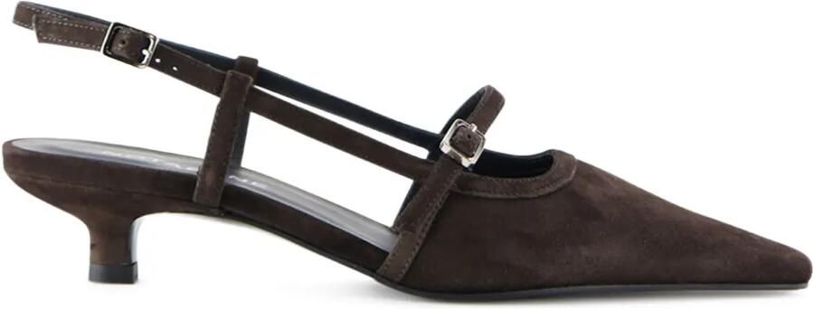 Notabene Slingback pumps met kittenhak Bruin