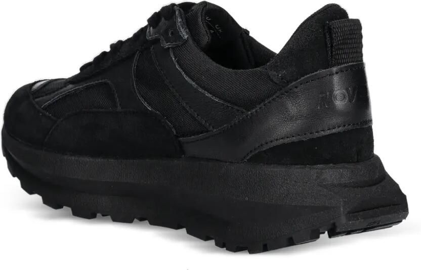 Novesta Flux sneakers met chunky zool en vlakken Zwart - Foto 2