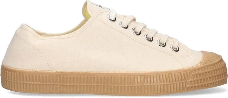 Novesta Lage sneakers met kapneus Beige