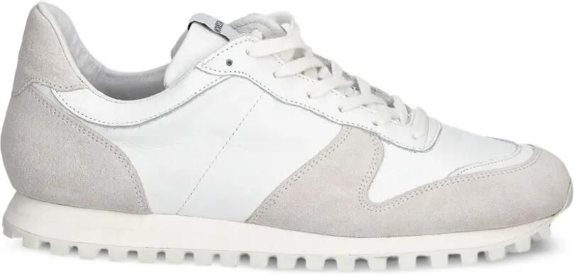 Novesta Marathon leren sneakers met vlak Wit