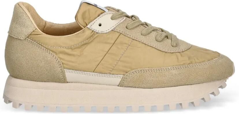 Novesta Marathon sneakers met suède vlakken Beige