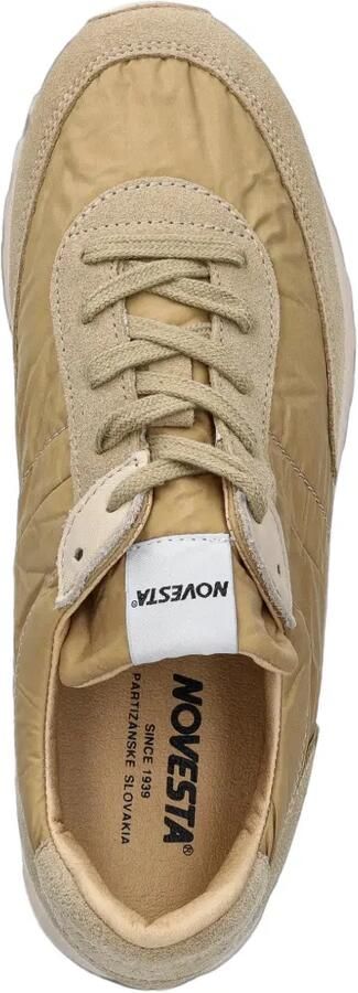 Novesta Marathon sneakers met suède vlakken Beige - Foto 3