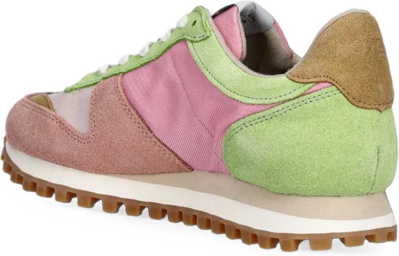Novesta Marathon Trail sneakers met suède vlakken Roze - Foto 3