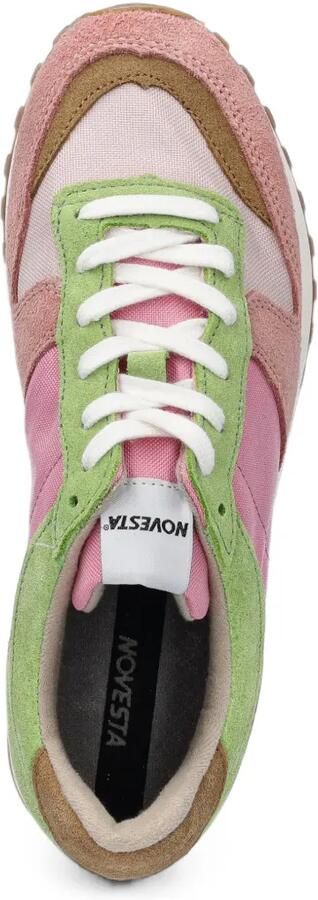 Novesta Marathon Trail sneakers met suède vlakken Roze - Foto 4
