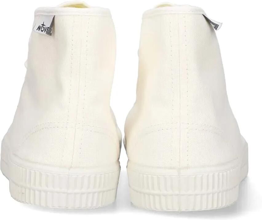 Novesta Star Dribble 10 hoge katoenen sneakers Wit - Foto 3