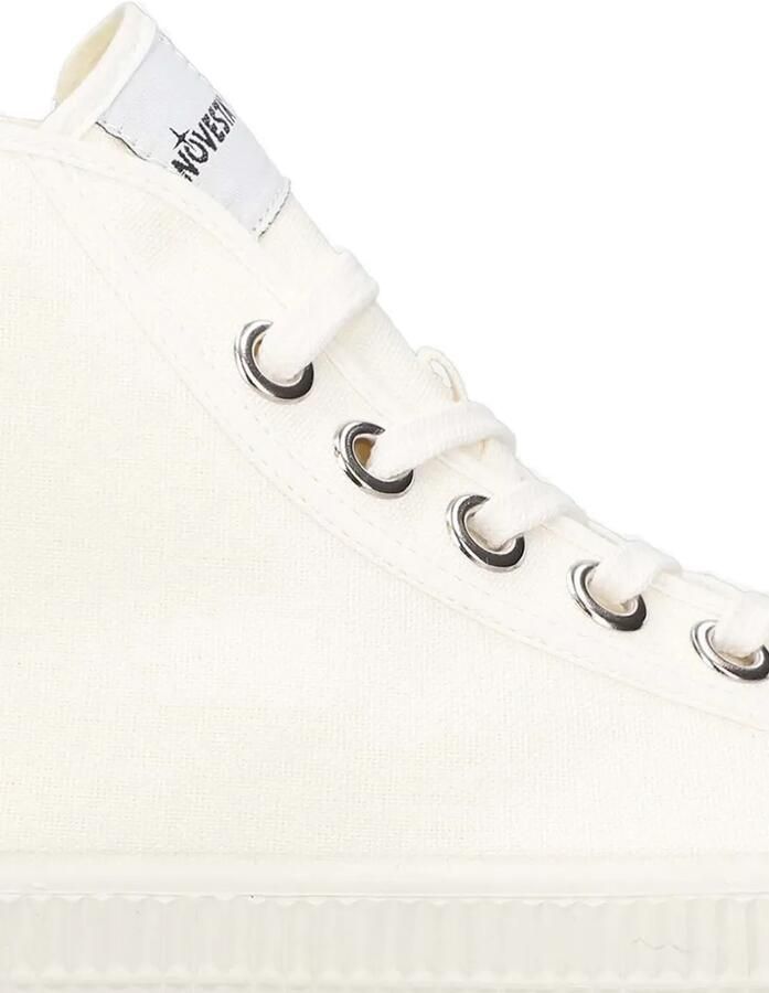 Novesta Star Dribble 10 hoge katoenen sneakers Wit - Foto 2