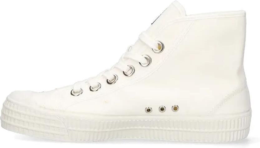 Novesta Star Dribble 10 hoge katoenen sneakers Wit - Foto 4