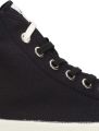Novesta Star Dribble hoge canvas sneakers Zwart - Zwart