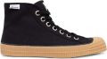Novesta Star Dribble hoge canvas sneakers Zwart - Zwart