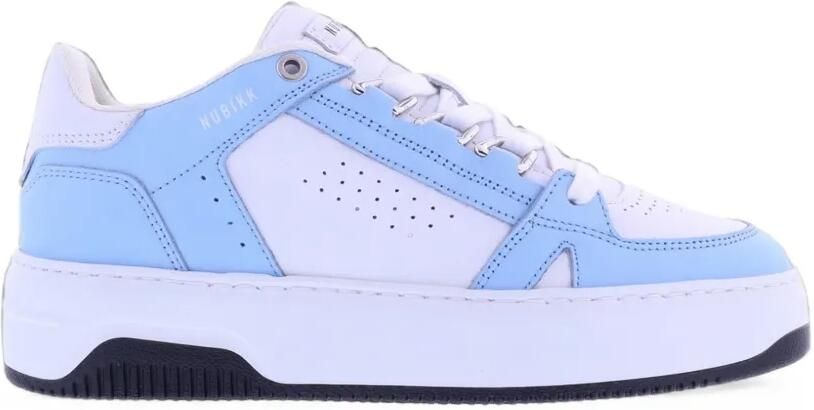 Nubikk Basket Buxton low-top sneakers met ronde neus Wit