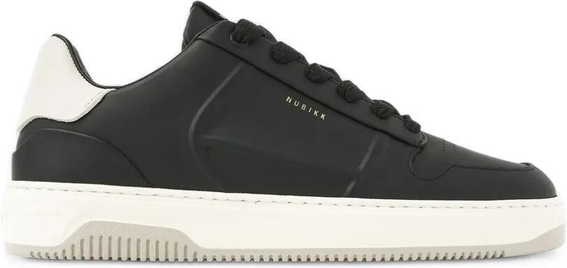 Nubikk Basket Cole leren low-top sneakers Zwart