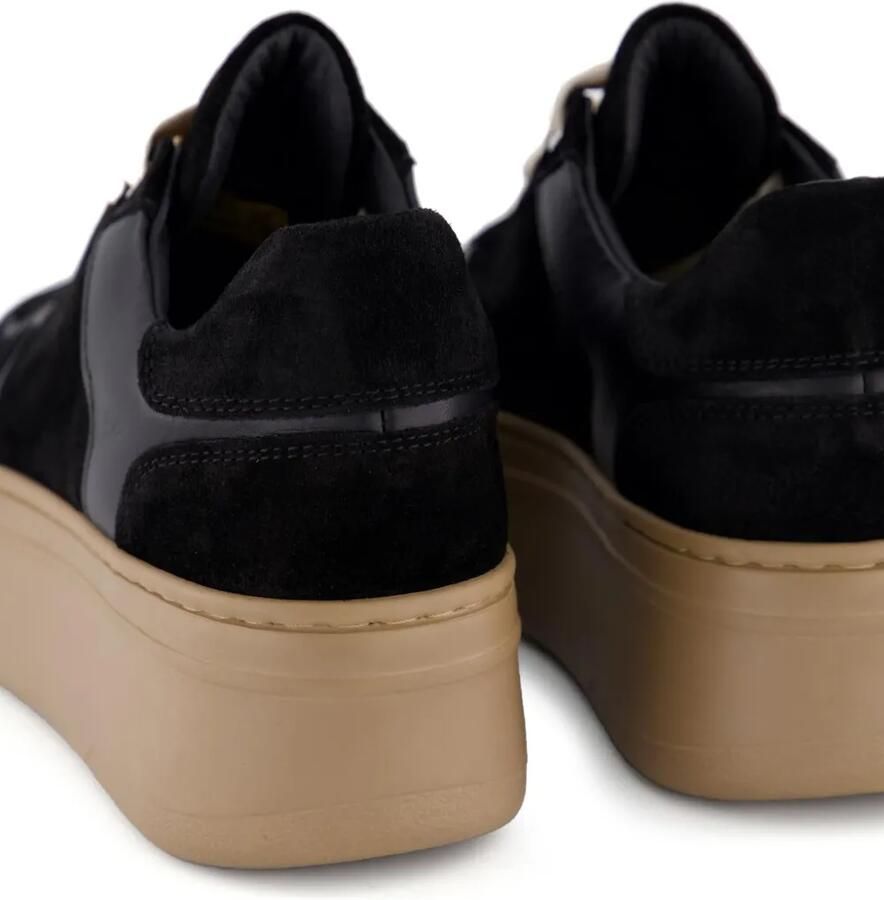 Nubikk Bayou sneakers met plateauzool Zwart - Foto 2