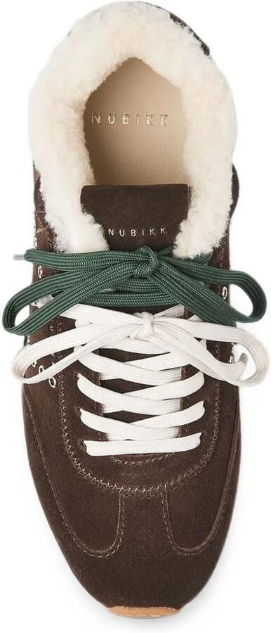 Nubikk Billy Lou Fur sneakers Bruin