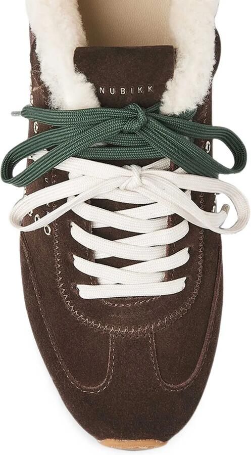 Nubikk Billy Lou Fur sneakers Bruin - Foto 3
