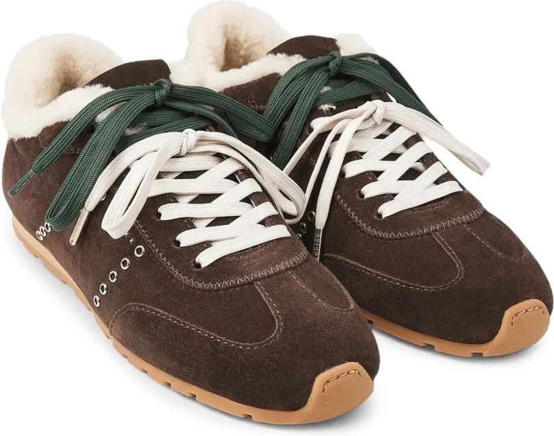 Nubikk Billy Lou Fur sneakers Bruin - Foto 2