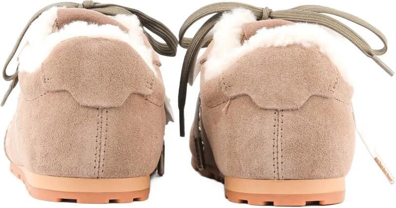 Nubikk Billy Lou Fur sneakers met lammy voering Bruin - Foto 3