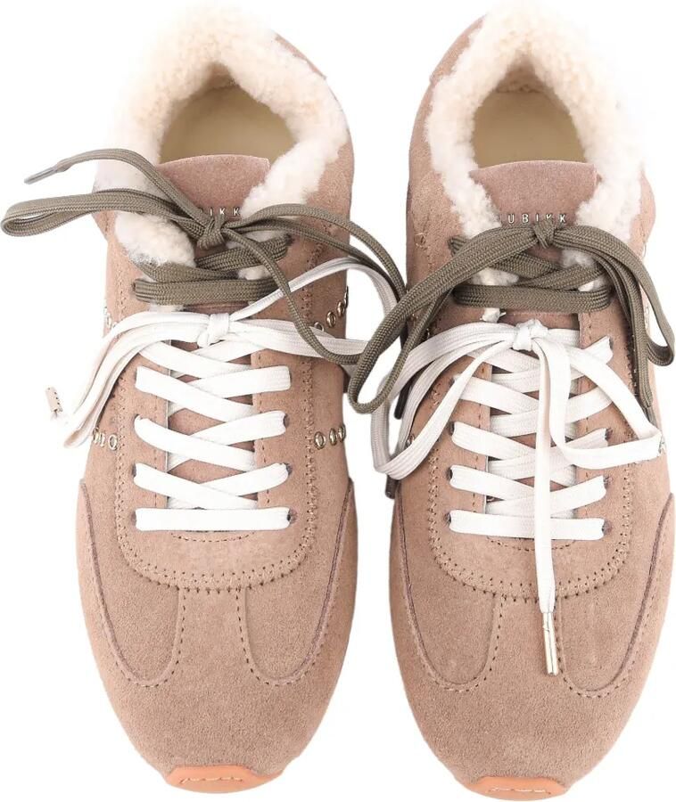 Nubikk Billy Lou Fur sneakers met lammy voering Bruin - Foto 2