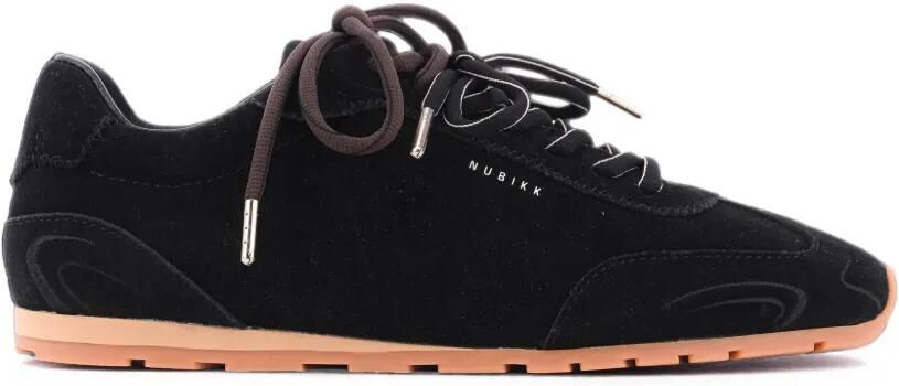 Nubikk Billy Lou II suède low-top sneakers Zwart