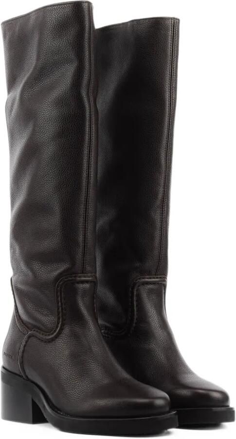 Nubikk Cassy grain leather boots Bruin - Foto 3