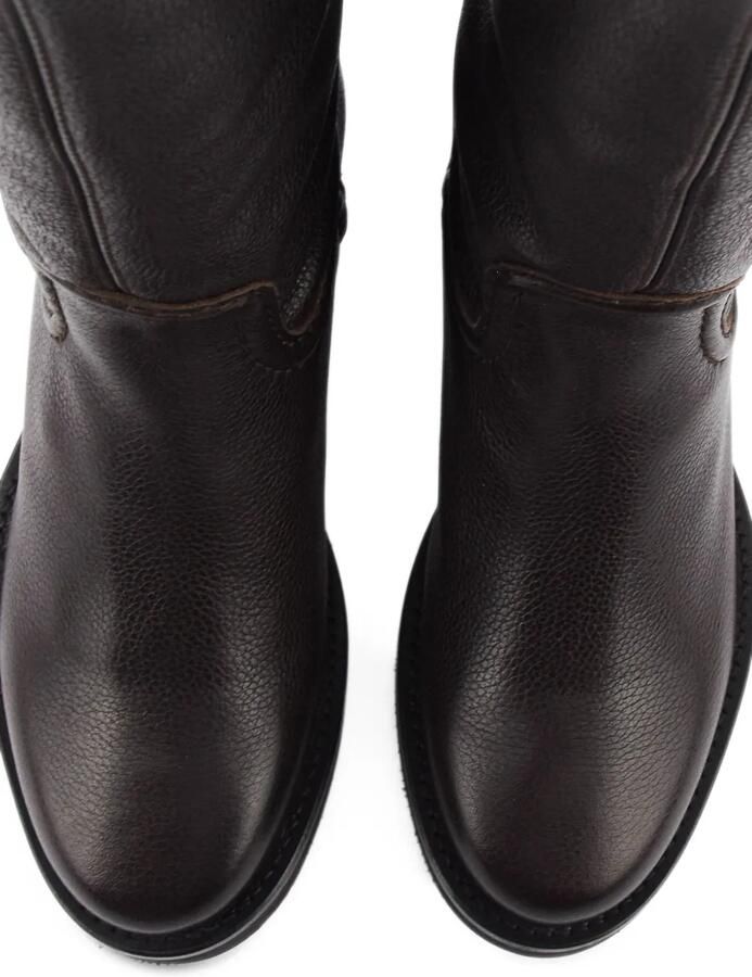 Nubikk Cassy grain leather boots Bruin - Foto 2