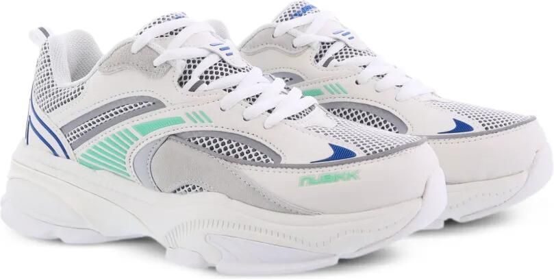 Nubikk Comet Runner low-top sneakers met logo-print Wit - Foto 5