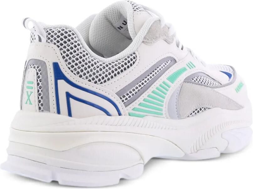Nubikk Comet Runner low-top sneakers met logo-print Wit - Foto 4