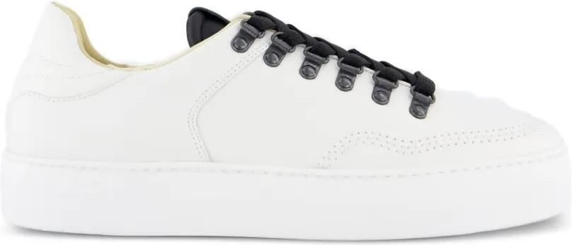 Nubikk Jagger Roman low-top sneakers met ronde neus Wit