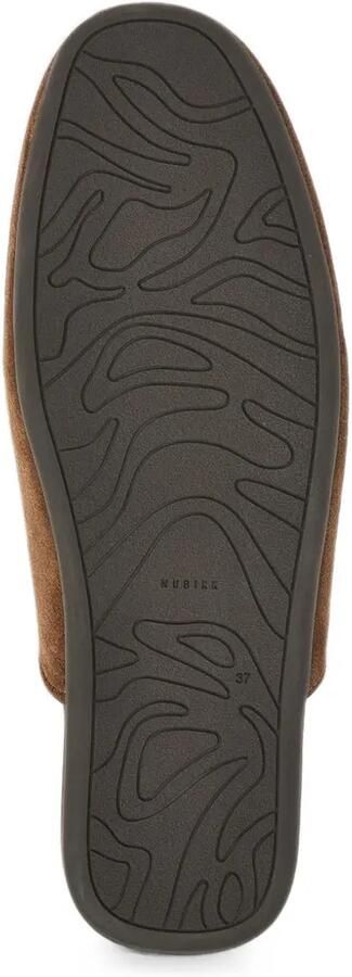 Nubikk Joan logo-plaque suede slippers Bruin - Foto 4