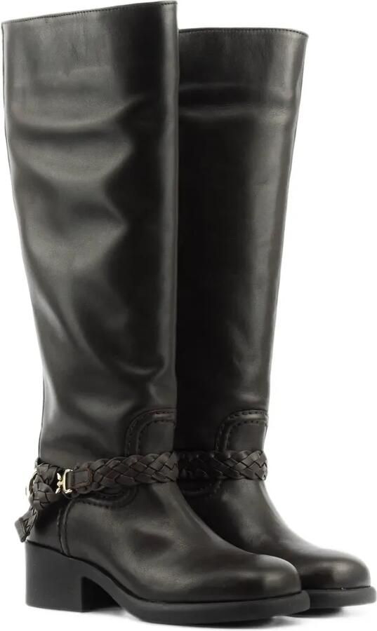 Nubikk Lizzy Lynn braided-strap boots Zwart - Foto 3