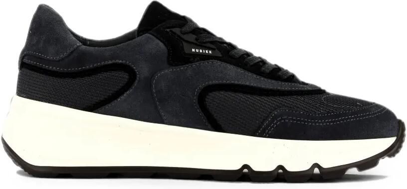 Nubikk Luca Noa low-top sneakers met ronde neus Zwart