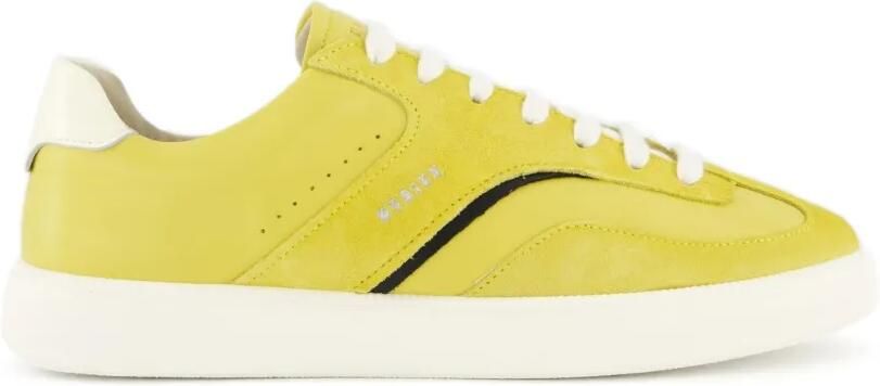 Nubikk Ray Owen leren low-top sneakers Geel