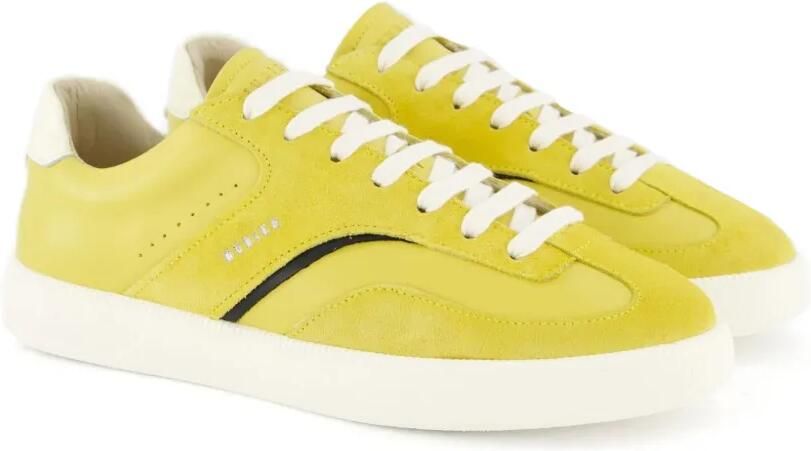 Nubikk Ray Owen leren low-top sneakers Geel - Foto 4