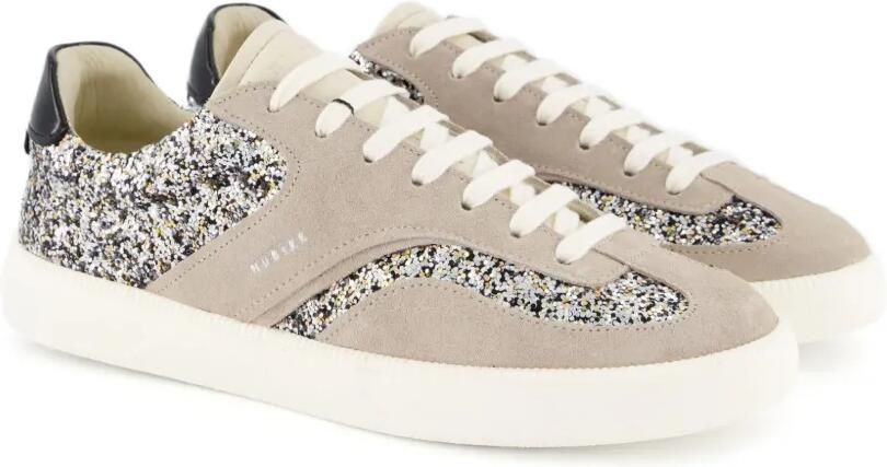 Nubikk Ray Owen sneakers met glitters Beige - Foto 4