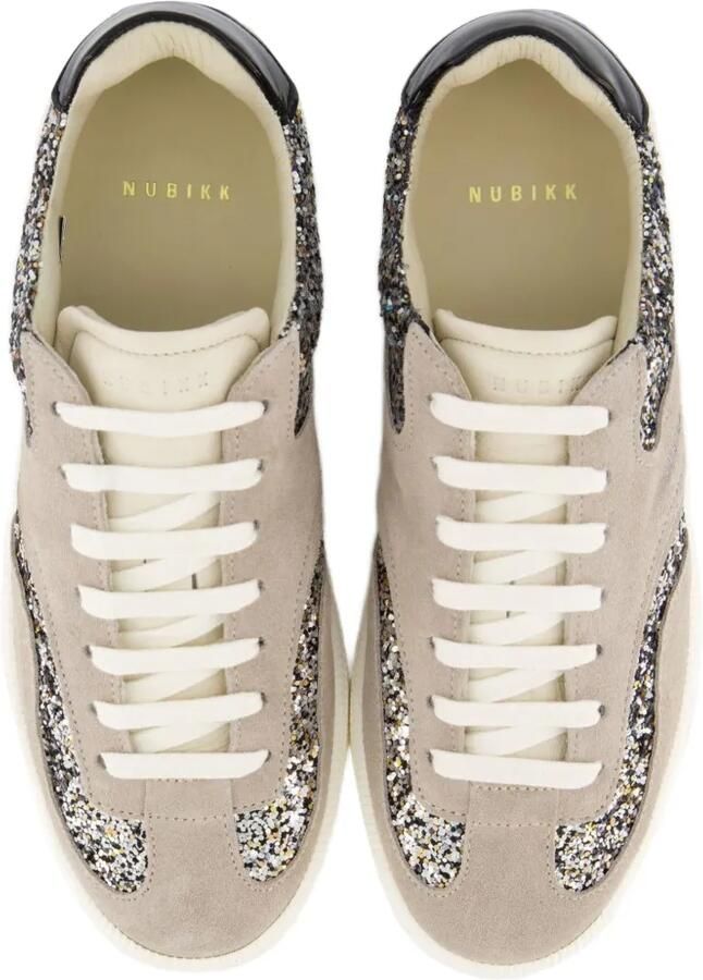 Nubikk Ray Owen sneakers met glitters Beige - Foto 3