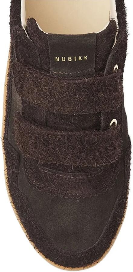 Nubikk Ray Venti sneakers met klittenband Bruin - Foto 4