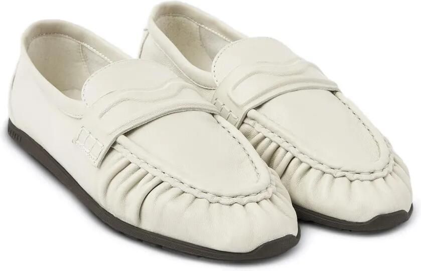 Nubikk Riley Mio leren loafers met ruches Wit - Foto 2