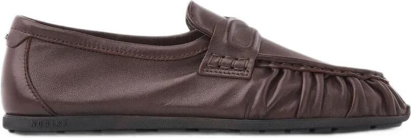 Nubikk Riley Mio loafers met ruches Rood