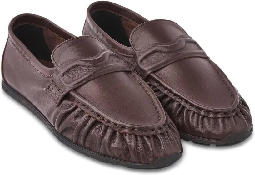 Nubikk Riley Mio loafers met ruches Rood - Foto 3
