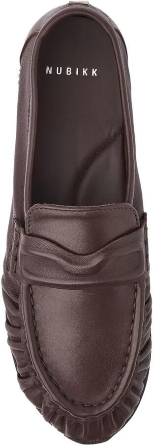 Nubikk Riley Mio loafers met ruches Rood - Foto 4