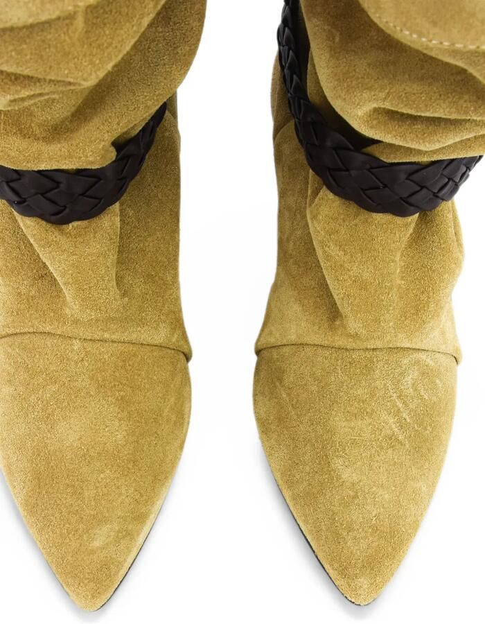 Nubikk Sally Lynn soepelvallende enkellaarzen Beige - Foto 5