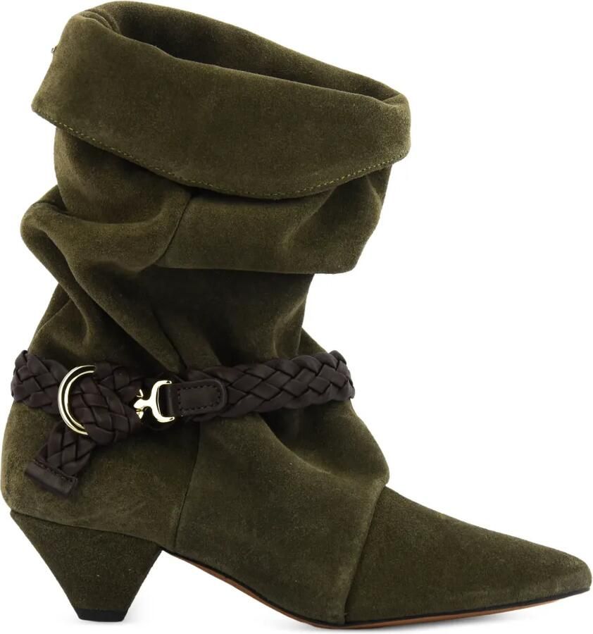 Nubikk Sally Lynn suede ankle boots Groen