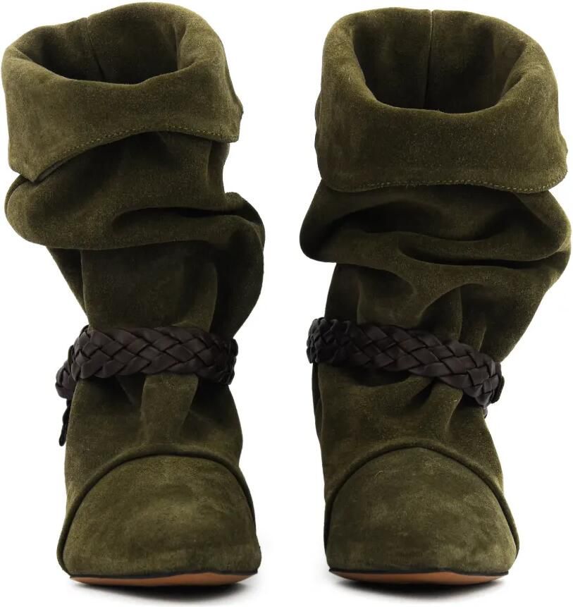 Nubikk Sally Lynn suede ankle boots Groen - Foto 3