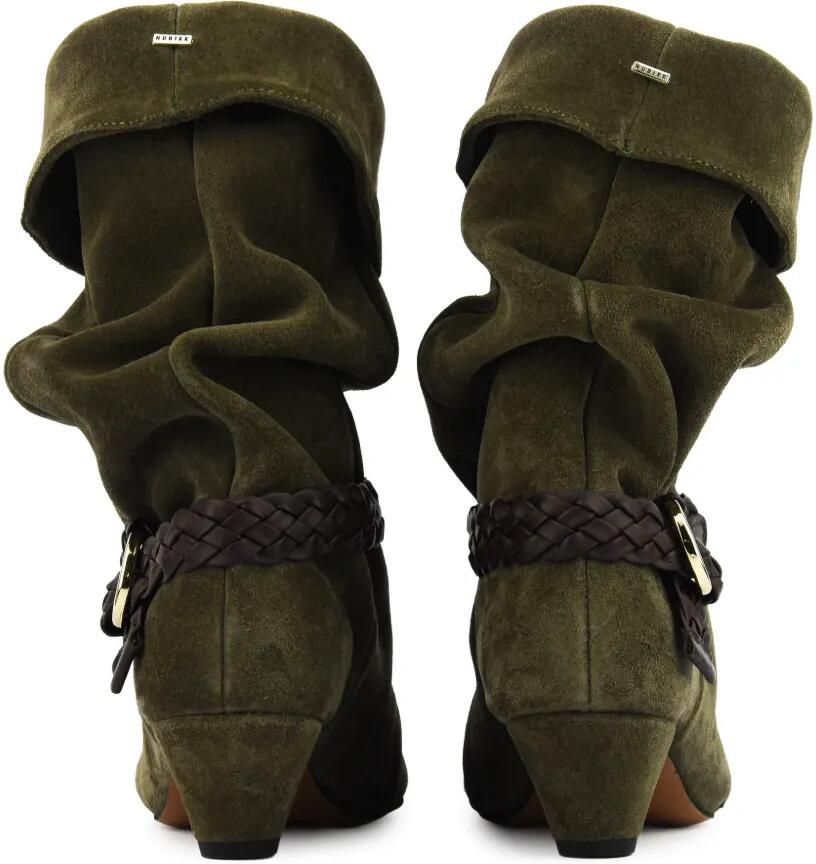 Nubikk Sally Lynn suede ankle boots Groen - Foto 2