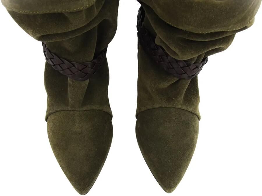 Nubikk Sally Lynn suede ankle boots Groen - Foto 5