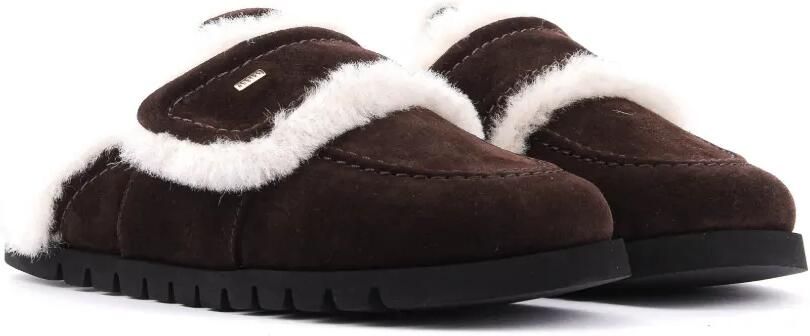 Nubikk Teddy Furry instapslippers Bruin - Foto 4