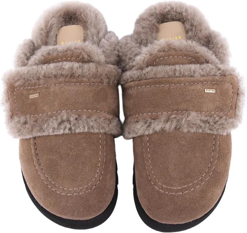 Nubikk Teddy Furry instapslippers Grijs - Foto 2
